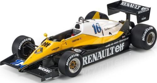 GP Replicas 1:18 Scale Renault RE40 #16 Eddie Cheever 3rd French GP 1983 - Afbeelding 1 van 1