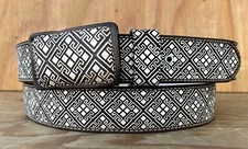 CINTO VAQUERO, CINTO CHARRO LASER, MEN'S GENUINE LEATHER AUTHENTIC CHARRO BELT