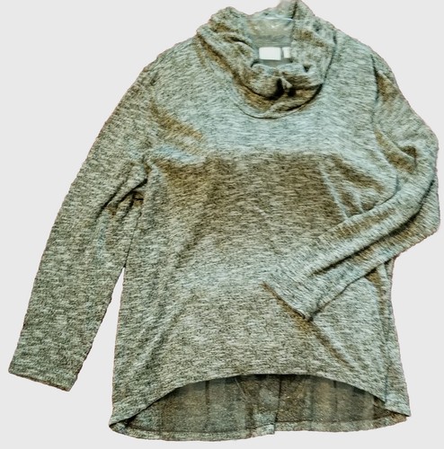 CHICO'S Women's long sleeve top size 3 Rayon/Polyester/Nylon/Metallic