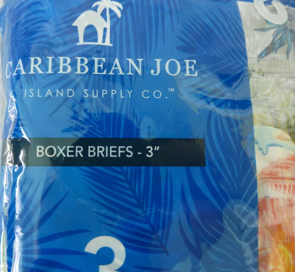 Pack de 3 calzoncillos boxer Caribbean Joe elige la talla elige el patrón medianos a XXL tropicales Foto 2 de 4