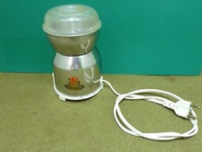 Moulin café électrique Vintage Peugeot Rubis Inox french coffee grinder camping