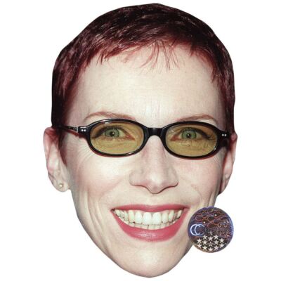 Annie Lennox (Smile) Celebrity Mask, Flat Card Face