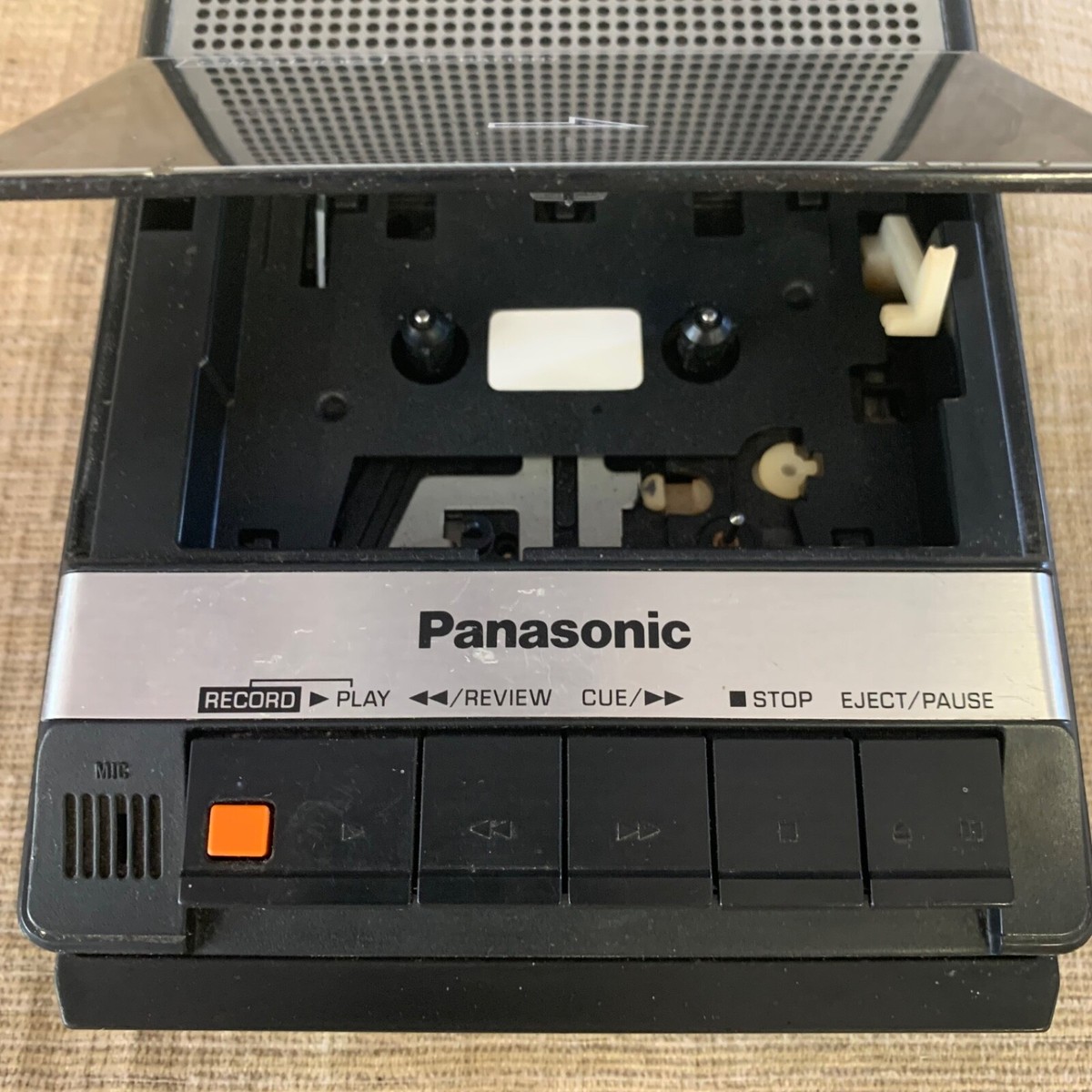 Vintage Panasonic Portable Cassette Tape Recorder Player RQ