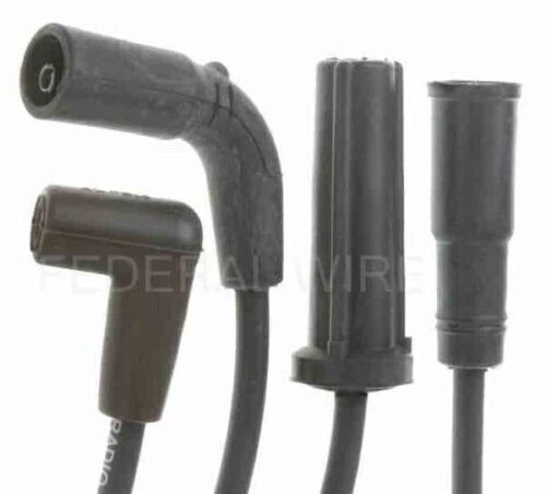 Juego de cables de bujías de alta temperatura GMC OEM #QW1251 para Chevy GMC Oldsmobile 4,3 L V6 7 mm Foto 3 de 4
