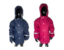 Outdoor Kinder Regenjacke Wasserdicht 2.000 mm Wassersäule verschweißte Nähte