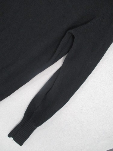 Sonya Hopkins Dress Womens Small Black Cashmere Turtle Neck Long Sleeve Designer - Picture 5 of 19