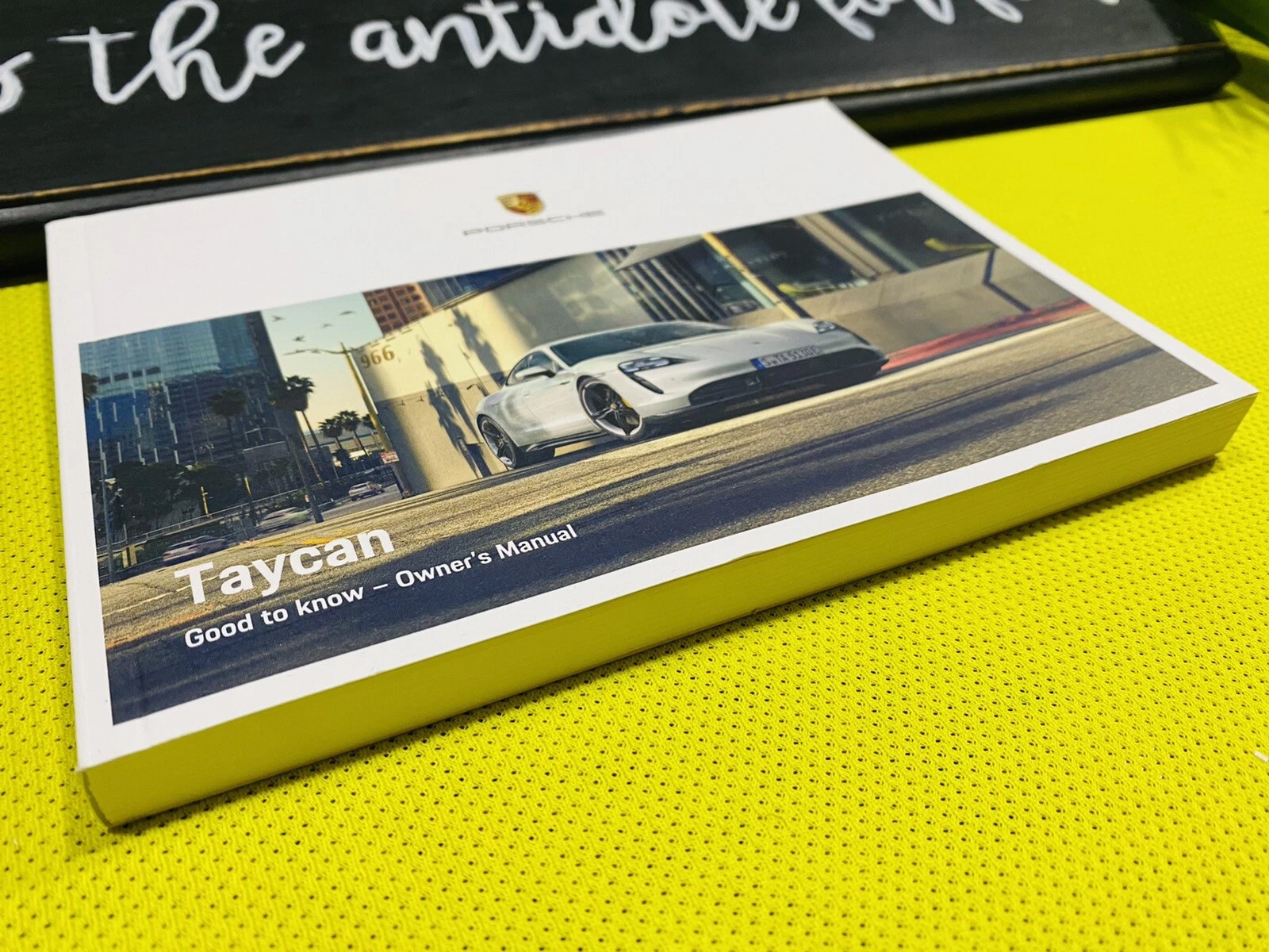 💥 2021 2022 PORSCHE TAYCAN 4S TURBO S OWNERS MANUAL ONLY BASE TAYCAN TURBO S 💥