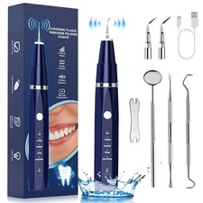 Tartar Remover for Teeth Dental Calculus Remover Teeth Cleaning Kit & LED Light