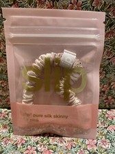Image of Genuine Slip ❤️ Pure Silk Slipsilk Skinny Hair Band Scrunchie in Pink SEALED