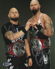 Luke Gallows & Karl Anderson Signed WWE 8x10 Photo BAS Beckett COA Bullet Club 3