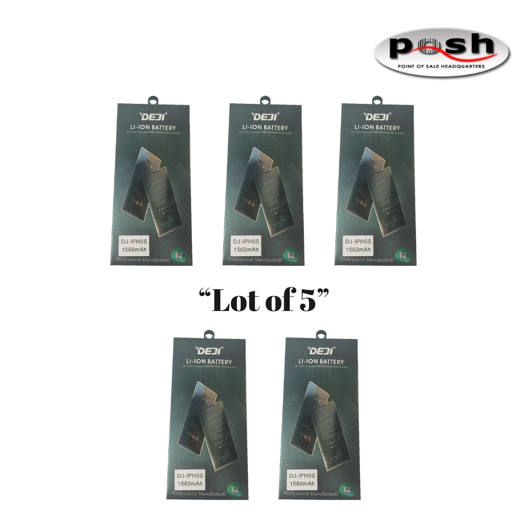 "Lot of 5" iPhone 5S Battery Kit! New-in-Box with tools! Same Day Ship Free