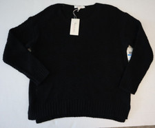 Two x Vince Camuto 9024207 Women's Sz XL Black Cotton Blend Pullover Sweater 89