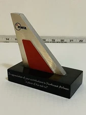 Northwest Airlines Vintage Actual Artifact From NW Aircraft 6622 747-251B