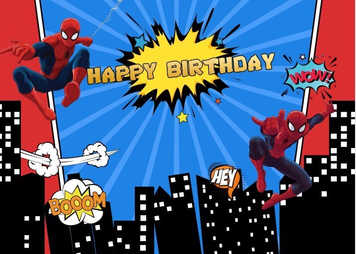 Spiderman Background For Tarpaulin