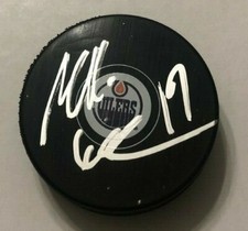 MIKKO KOSKINEN SIGNED EDMONTON OILERS HOCKEY PUCK W/ CASE COA