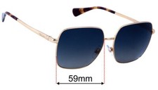SFx Replacement Sunglass Lenses fits Ralph Lauren RA4142 - 59mm Wide