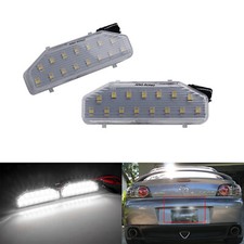 2PCS Canbus LED Licence Number Plate Light F151-51-270E For 2003-2012 Mazda RX-8