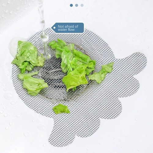 10Pcs Self-Adhesive Disposable Floor Drain Sticker Hair Clogging Filter Kitchen - Picture 11 of 12