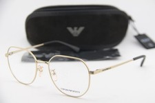 NEW EMPORIO ARMANI EA 1154D 3002 GOLD BLACK GUNMETAL AUTHENTIC EYEGLASSES 54-19