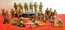 BARCLAY  Unmarked Lot of 21 American Dime Store Manoil Lead Toy Soldiers