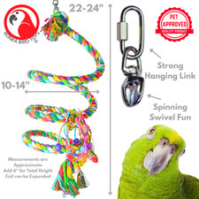 1139 Shredburst Bonka Vogelspielzeug – 22,9 Cm Hoch, Zum Kauen & Spielen Für Sittiche & Kleine Vögel