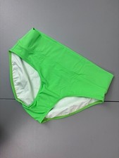 Lime Ricki women's XL green classic kiwi full coverage swim bottoms bikini