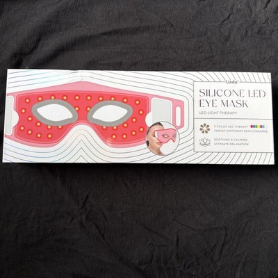 Lindo Silicone LED eye mask 7 color LED therapy target different skin concerns