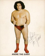 Andre The Giant Authentic Signed 8x10 Vertical Photo Autographed JSA #ZZ67310