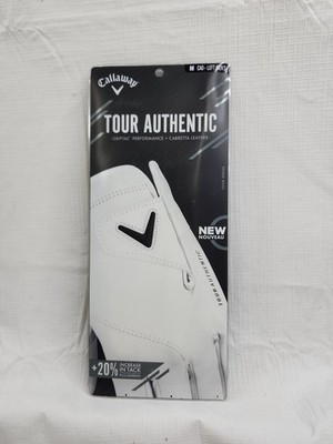 New Callaway Tour Authentic Leather Golf Gloves Cadet M Left Mens