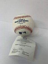 Adam Lind Signed Autographed Official Major League Baseball SidGraphs COA MLB