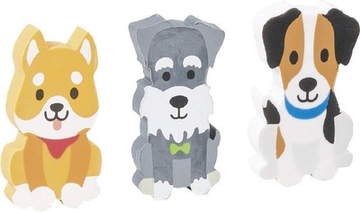 Brunnen Radiergummi Hund 3Er.102738102 (UK IMPORT) ACC NEW