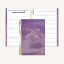 bloom daily planners 2026 Soft Cover Planner, 4" x 6", Good Things Are Coming