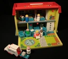 Complete Vintage Fisher Price Little People Play Family Children's Hospital #931