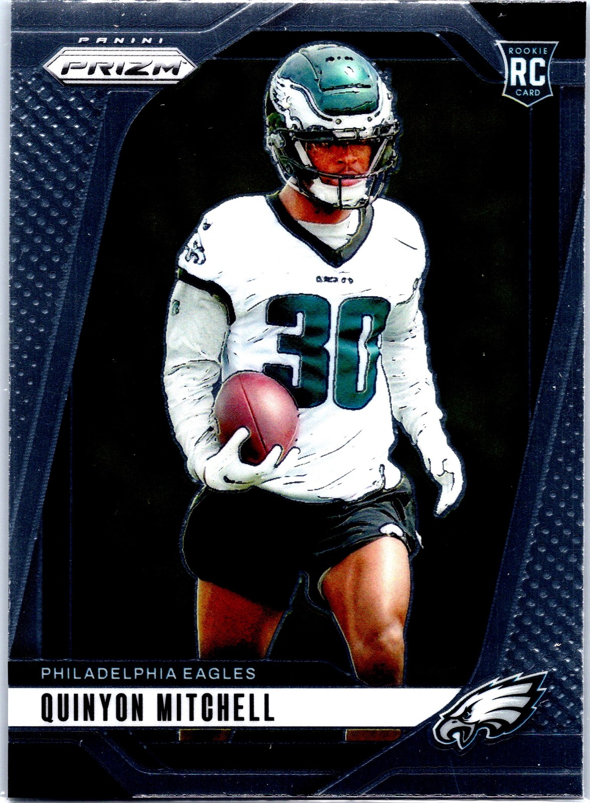 Quinyon Mitchell 2024 Panini Prizm Philadelphia Eagles Rookie #381