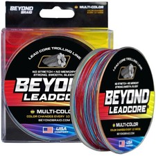Lead Core Metered Trolling Sinking Braided Fishing Line 8X Strand 10 Yards