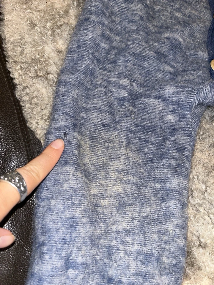 Cosilana Wollfleece Overall 98 / 104 Blau Räuber - Bild 3 von 4