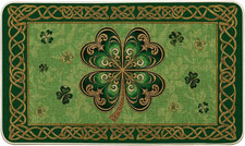 St. Patrick'S Day Decorations Clover Shamrock Non Slip Doormat Gift 17"X29"