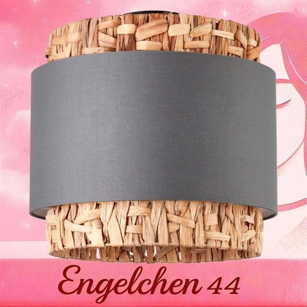 Deckenleuchte Deckenlampe Brilliant Waterlilly Leuchte Lampe 2X E27 60W Textil-image