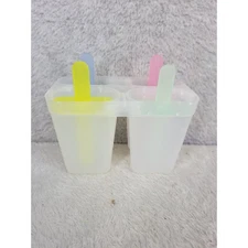 4 Cavity Popsicle Maker Ice Pop Molds Frozen Dessert Tool Set With Sticks