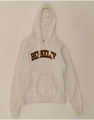Champion Damen-Hoodie Pullover Berkeley Fit Grafik UK 10 Small weiß DB28