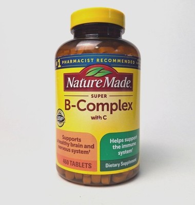 Nature Made Super B-Complex with C 460 Tablets NEW