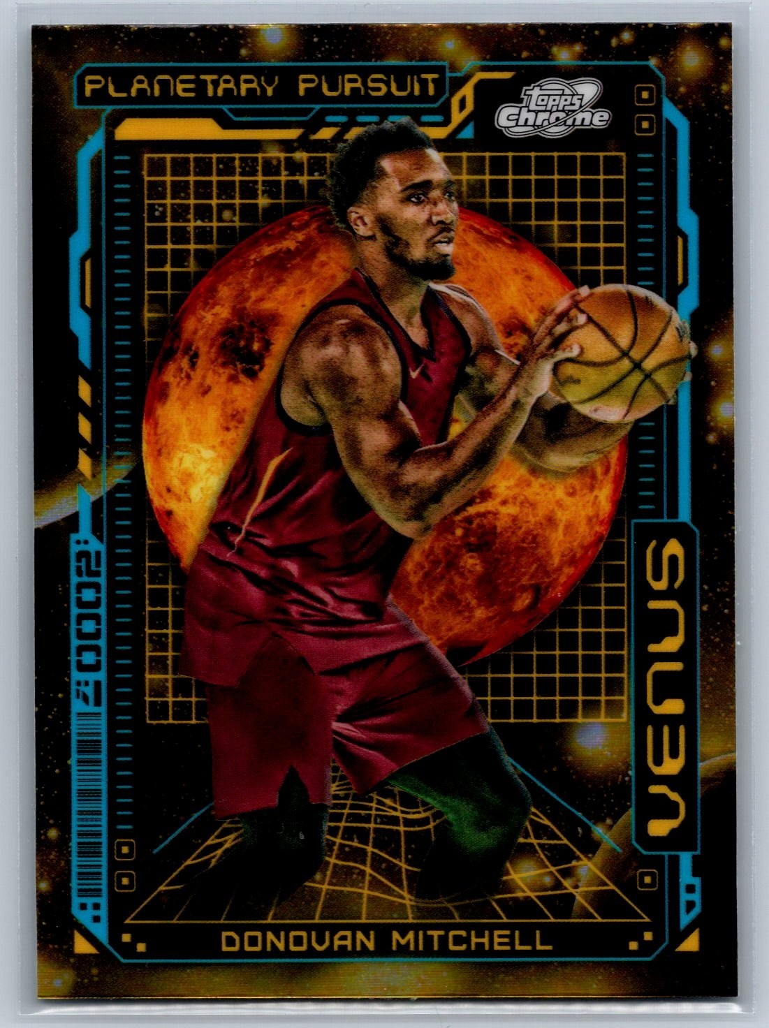 2023-24 Topps Cosmic Chrome Donovan Mitchell Planetary Pursuit Venus #PPV-4
