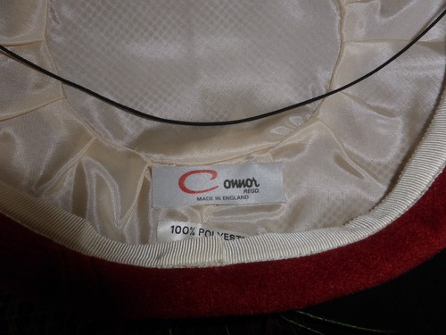 Vintage Connor Pill Box Hat with Peacock Feather and Netting - Picture 10 of 12
