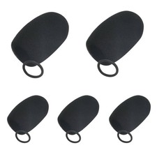 5 Pack Boom Mic Headset Microphone Cover Foam Lapel Headset Microphone Windsc...