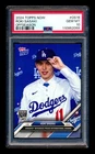 2024 TOPPS NOW #OS16 ROKI SASAKI RC 1ST TIME IN DODGERS UNIFORM ROOKIE PSA 10!