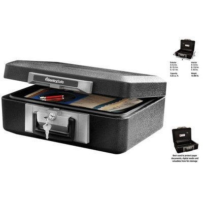 Compact Fireproof Lock Box with Key Control - Protect Your Valuables With Style