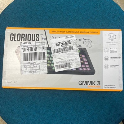Glorious GMMK 3 75% Barebone ISO Schwarz Neu Sonstige OVP