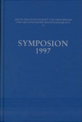 Symposium 1997 (Altafiumara, 8th September 14, 1997). files of society f