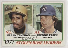 1978 Topps League Leaders Freddie Patek Frank Taveras #204 0a3