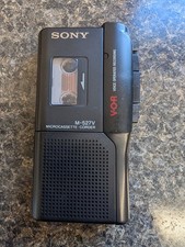 Sony M-527V Microcassette Voice Recorder for Parts Repair Not Working Turns On